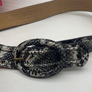 AnnTaylor loft snakeskin Belt Size Medium
